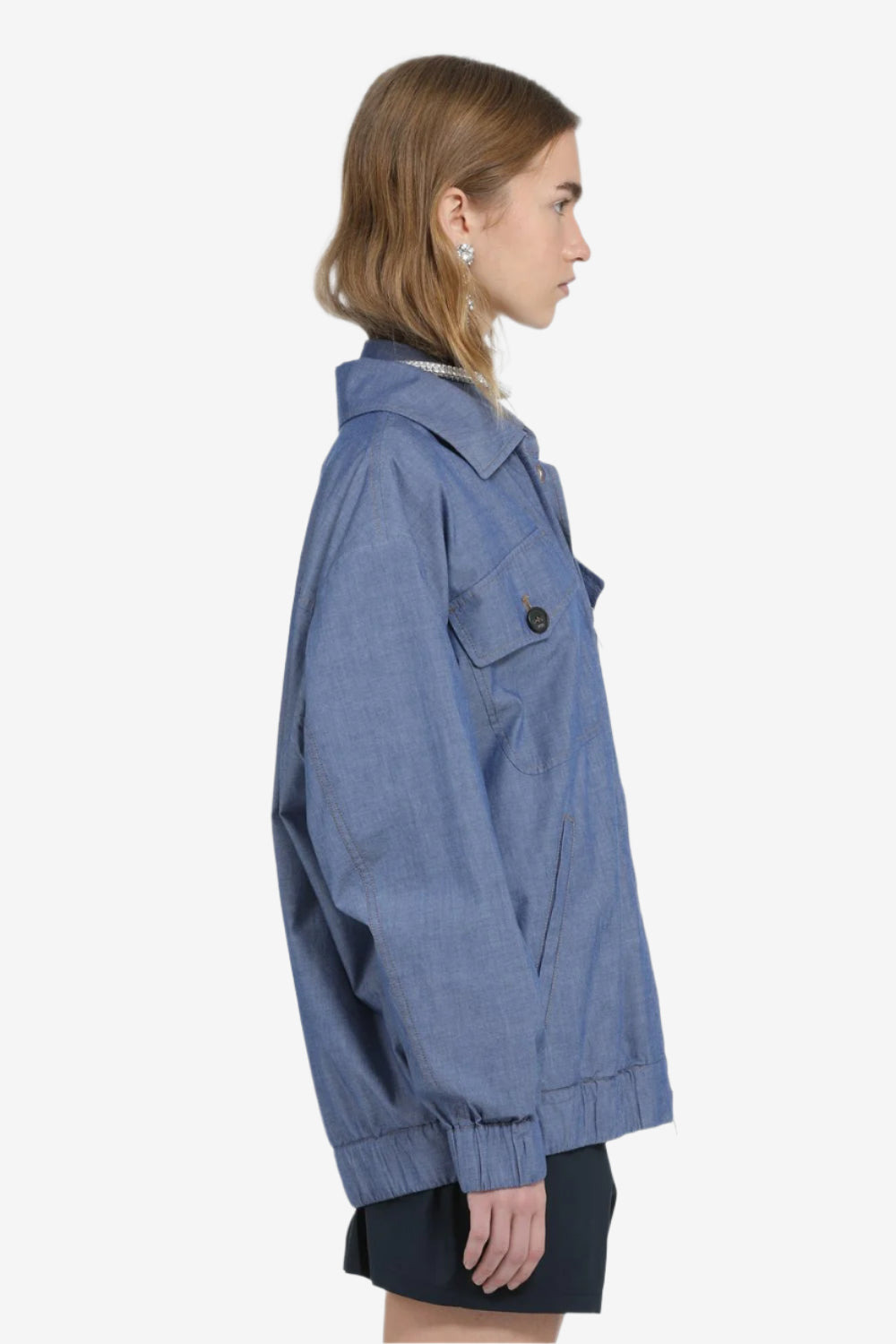 JACKET WITH ZIP AND DOUBLE POCKETS - 3