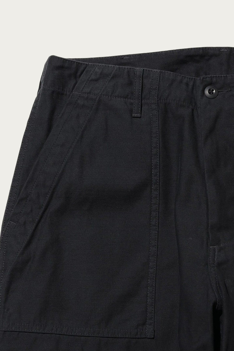 BEAMS PLUS MIL Utility Trousers Reversed Sateen - Black outlook