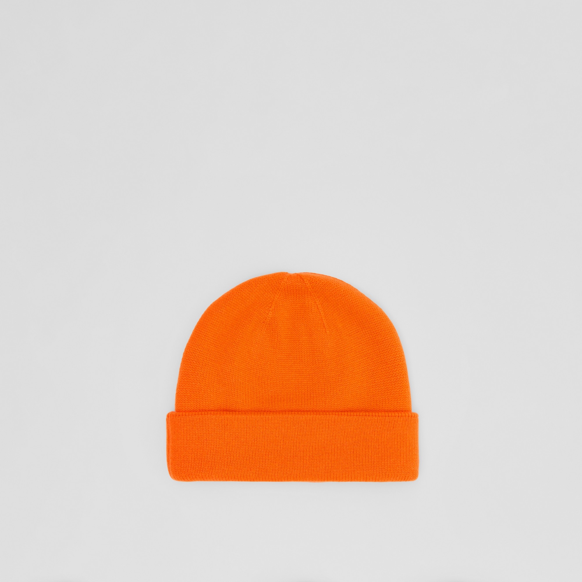 Embroidered Oak Leaf Crest Cashmere Beanie 4