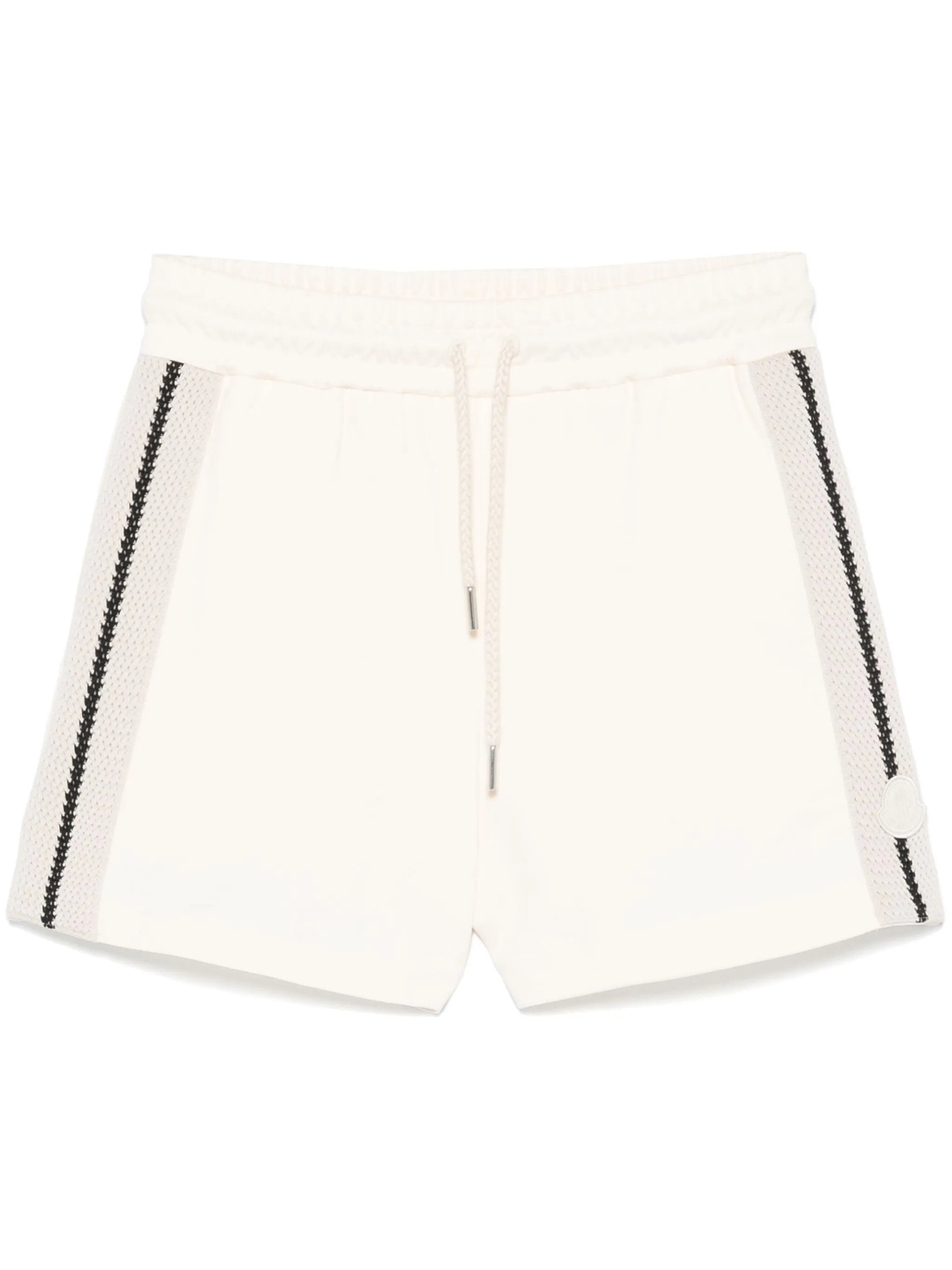 Knitted-trim Track Shorts - 1