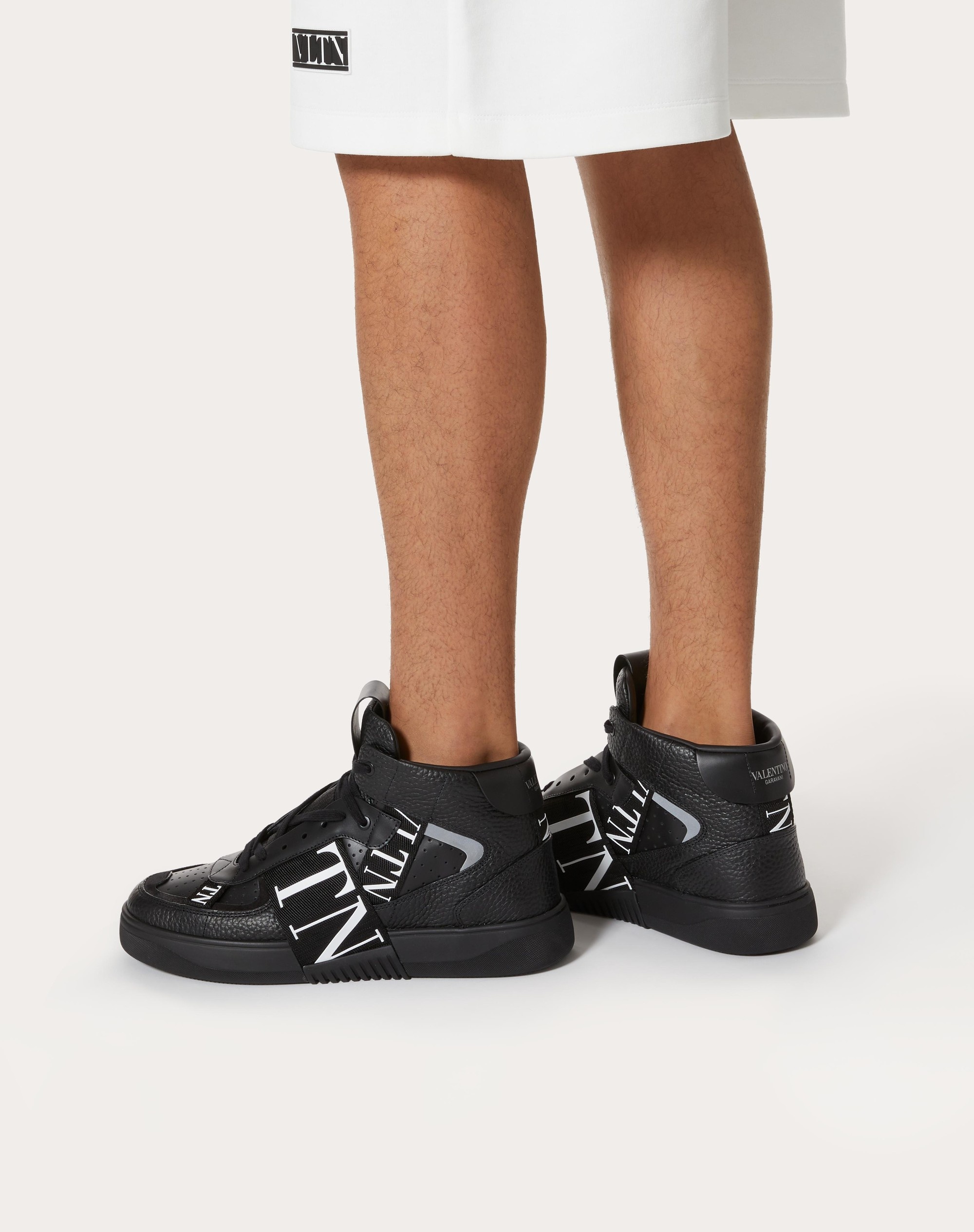 Valentino MID-TOP CALFSKIN VL7N SNEAKER WITH BANDS | REVERSIBLE