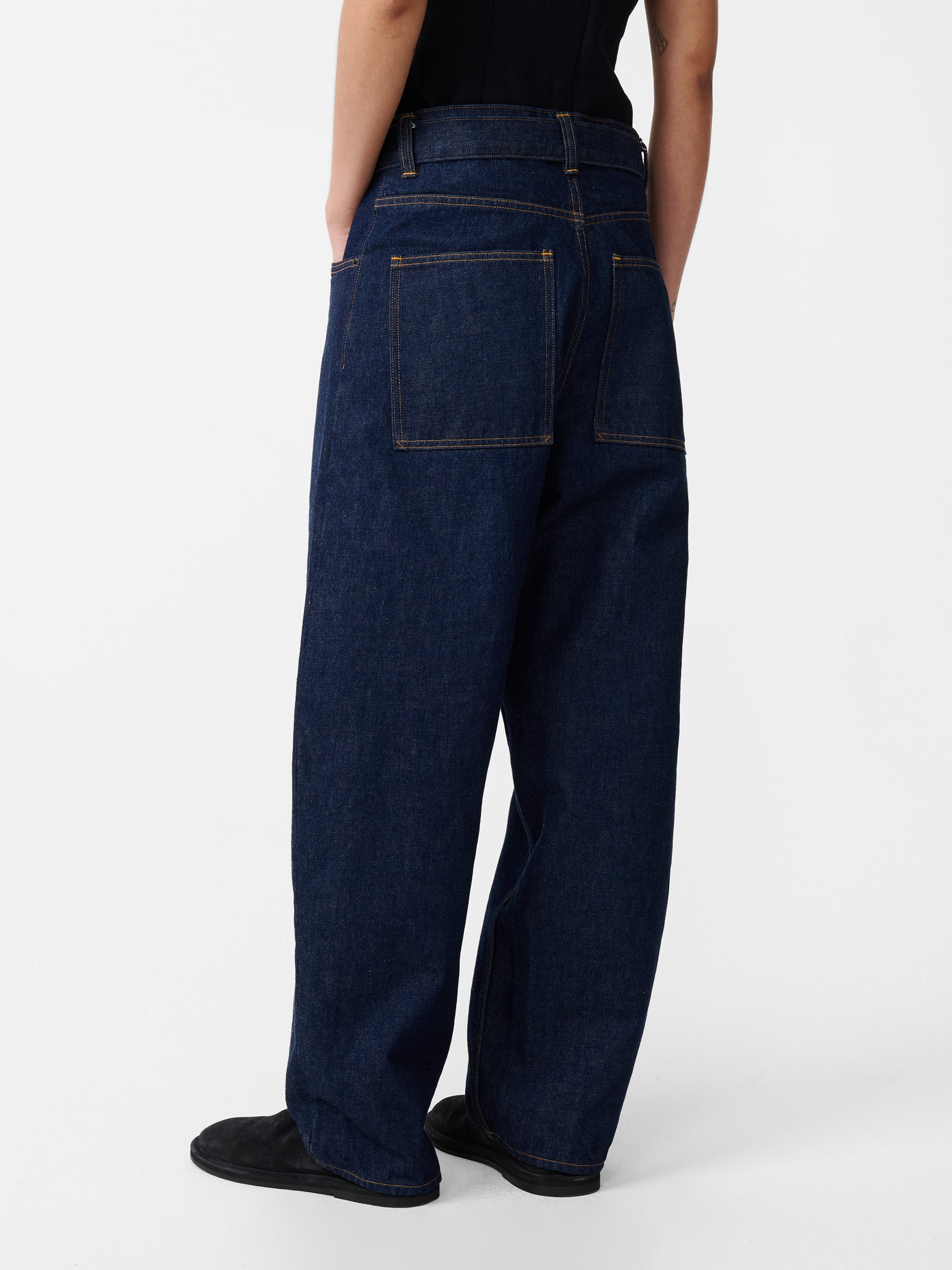 Cahun Crinkle Denim Pant - 4