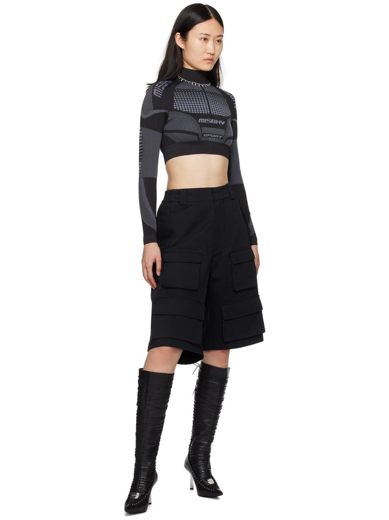 MISBHV Black Europa Sport Top outlook
