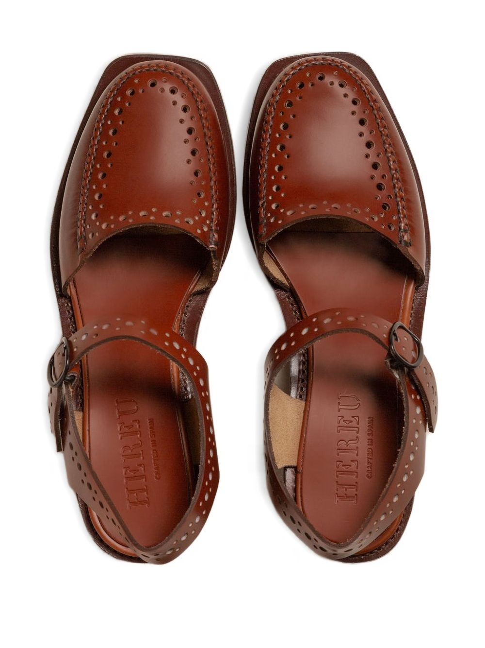 50mm Picada buckle-fastening perforated pumps - 3