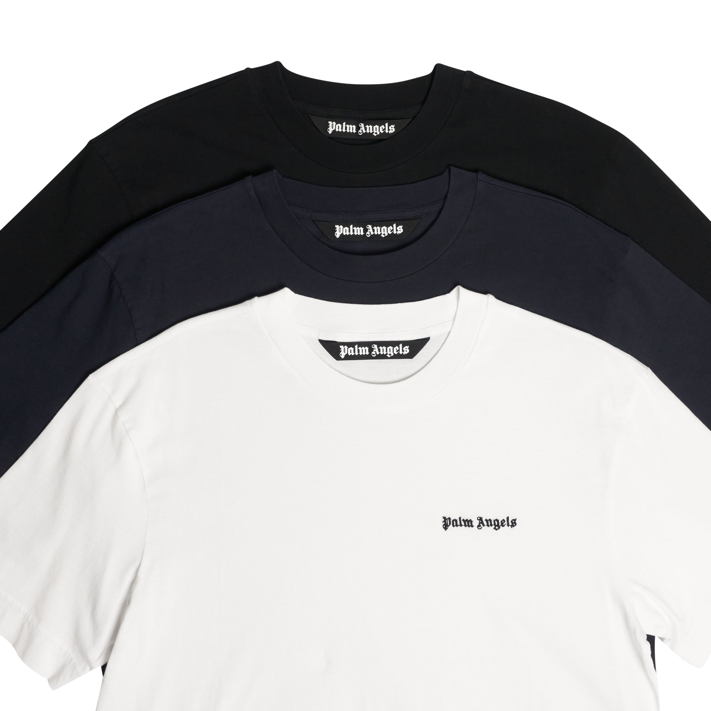 Tシャツ・カットソー Palm Angels PMAA093S24JER002 CLASSIC LOGO TRIPACK T-shirt Palm Angels Classic Logo Tripack T-shirt Multicolor - Beachim