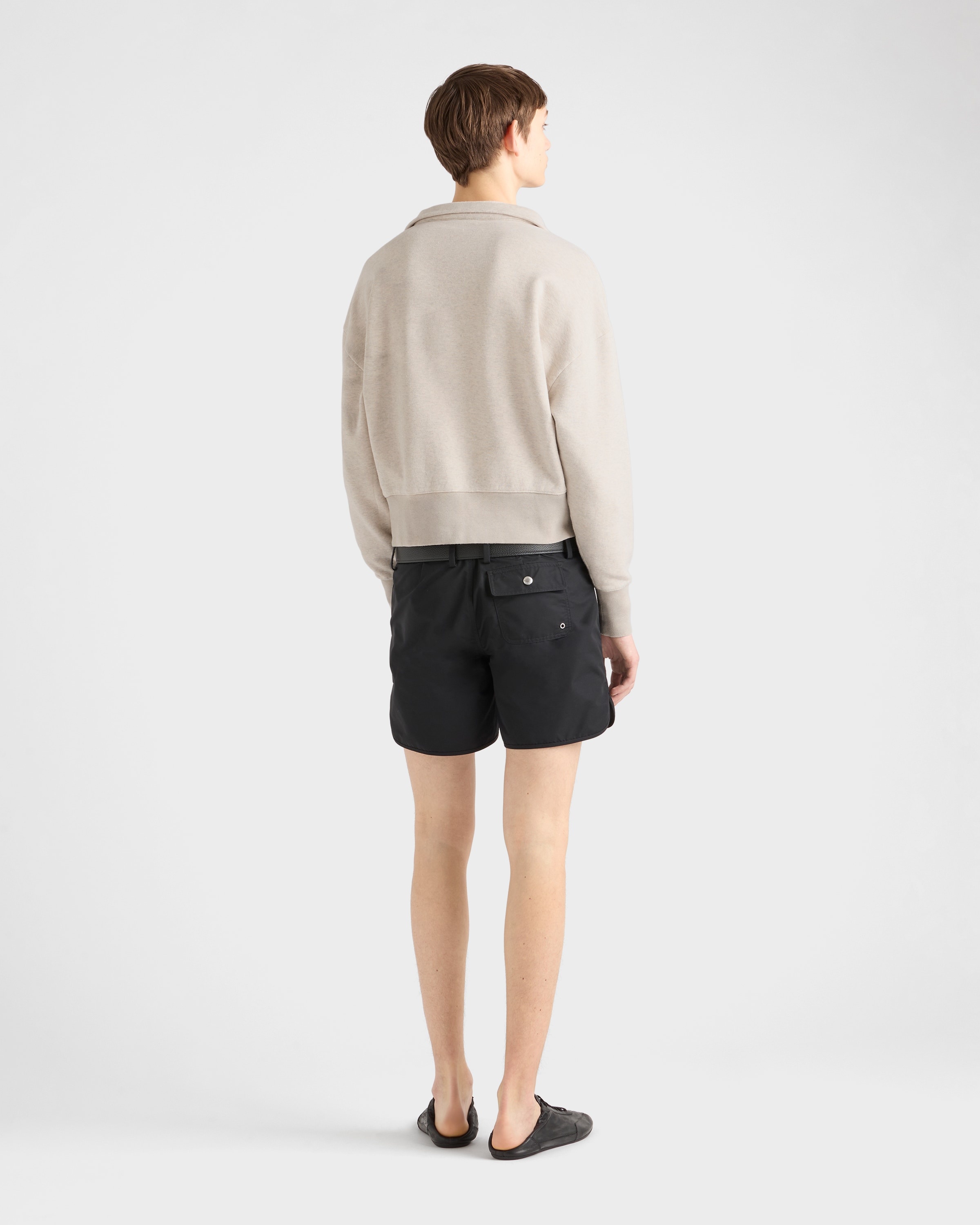 Long-sleeved cotton polo shirt - 5