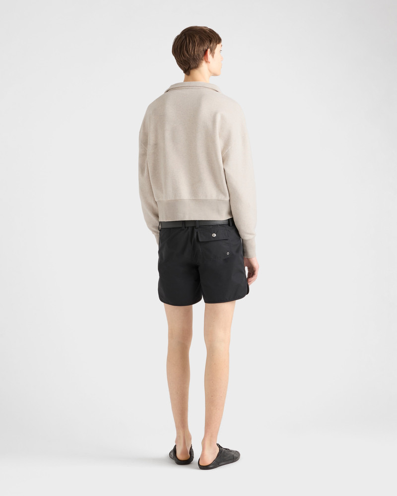 Long-sleeved cotton polo shirt 5