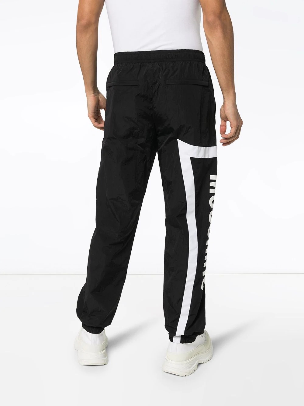 leogo-print track pants - 4