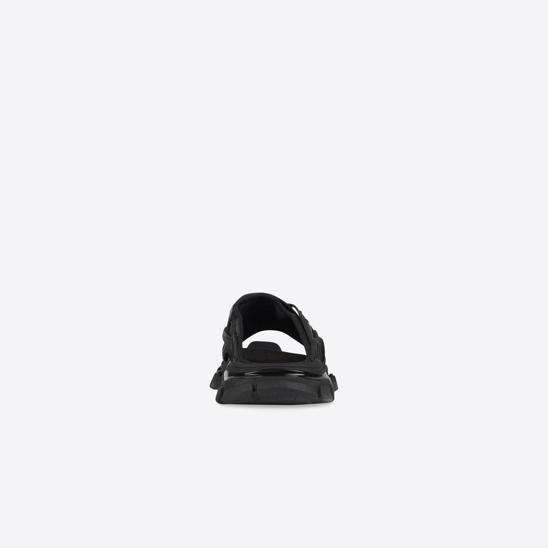 BALENCIAGA Men's Track Slide Sandal in Black outlook
