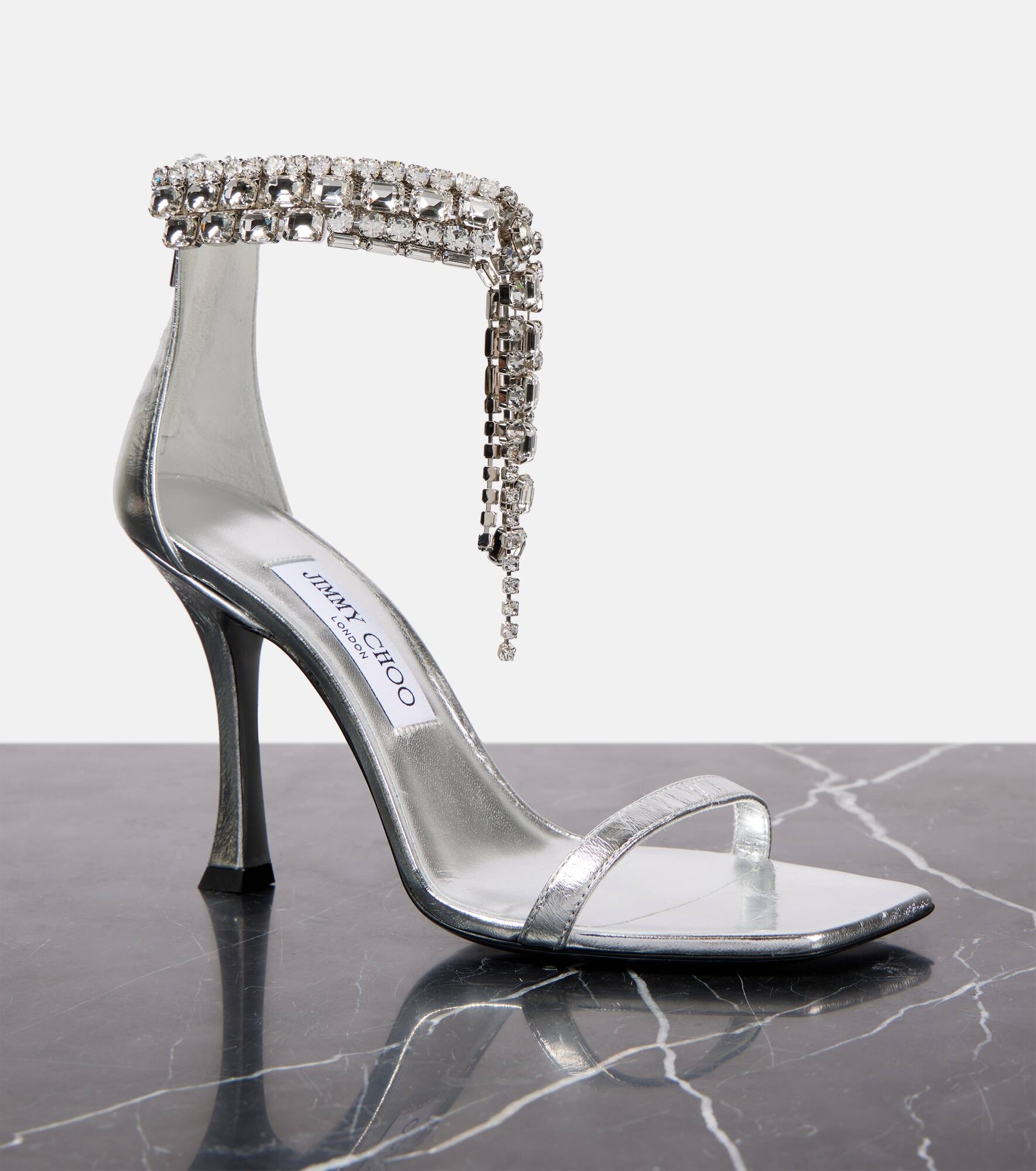 Verity 100 embellished leather sandals - 5