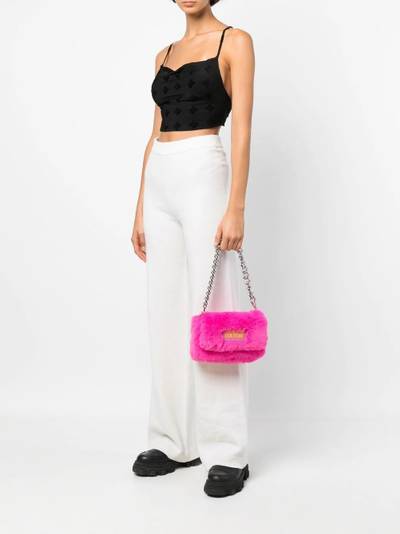 VERSACE JEANS COUTURE faux-fur shoulder bag outlook