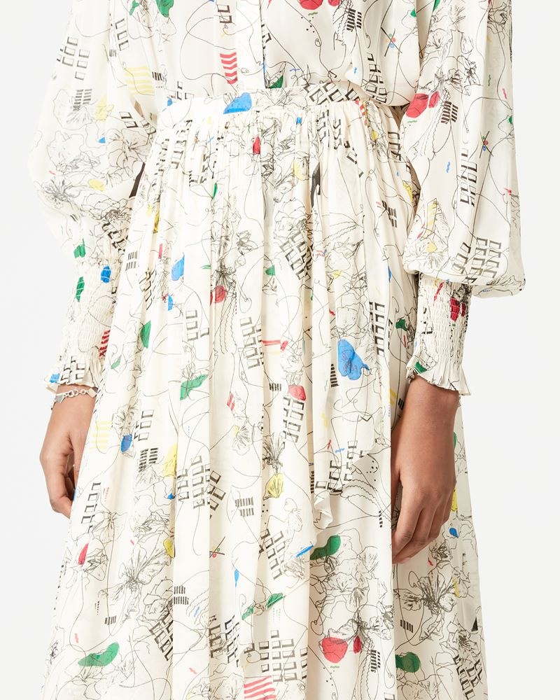 DENEZA PRINTED MAXI SKIRT - 3