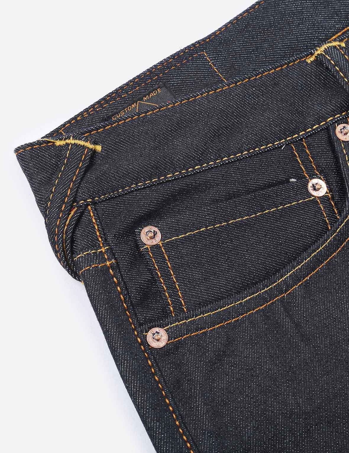 SEAGULL AND KAMON PRINT SLIM FIT JEANS #2010 - 7