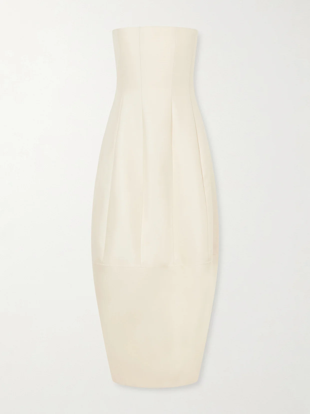Stela Wool And Silk-blend Midi Dress - 1