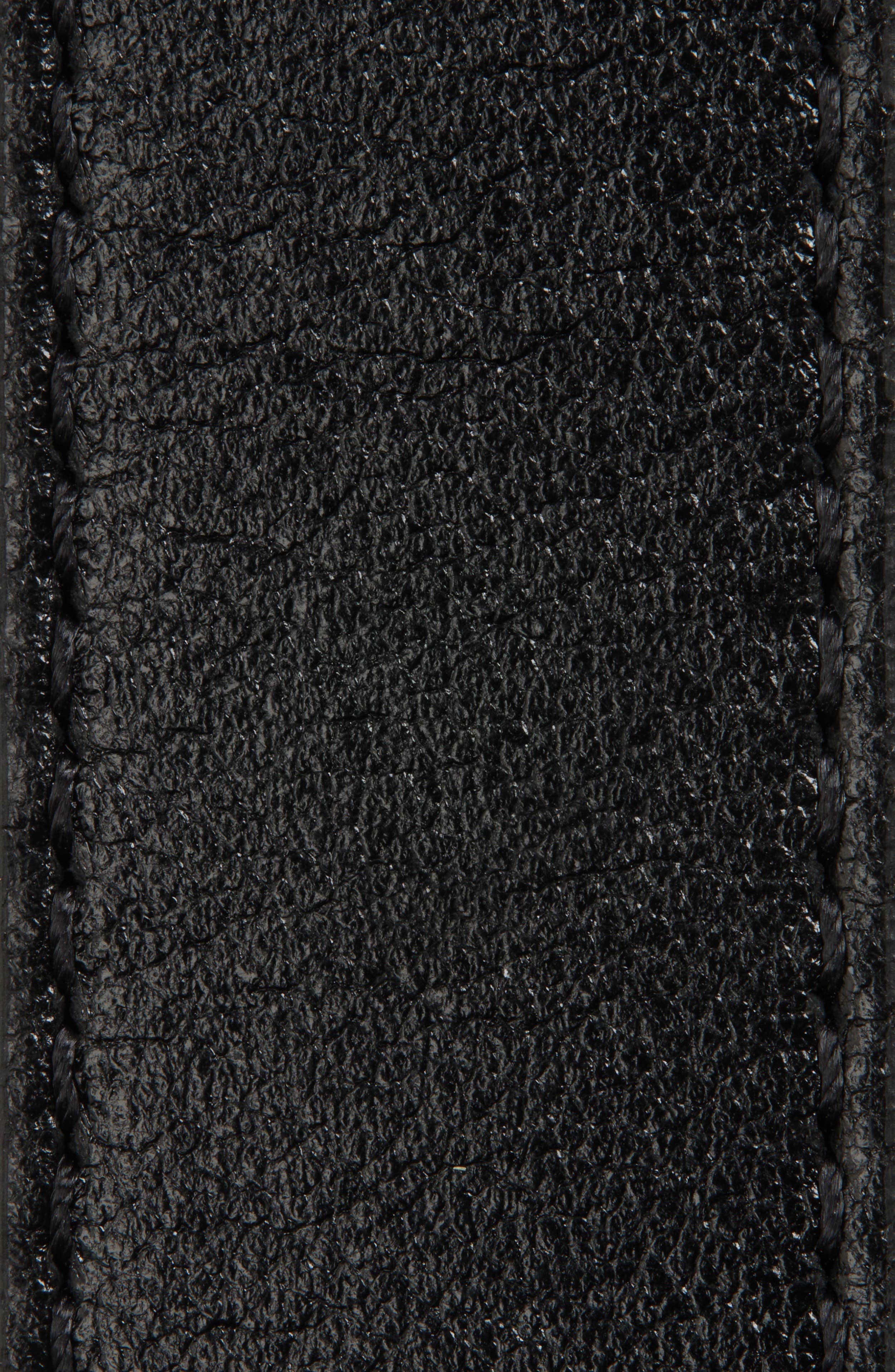 Givenchy Voyou Leather Belt in Black at Nordstrom - 2
