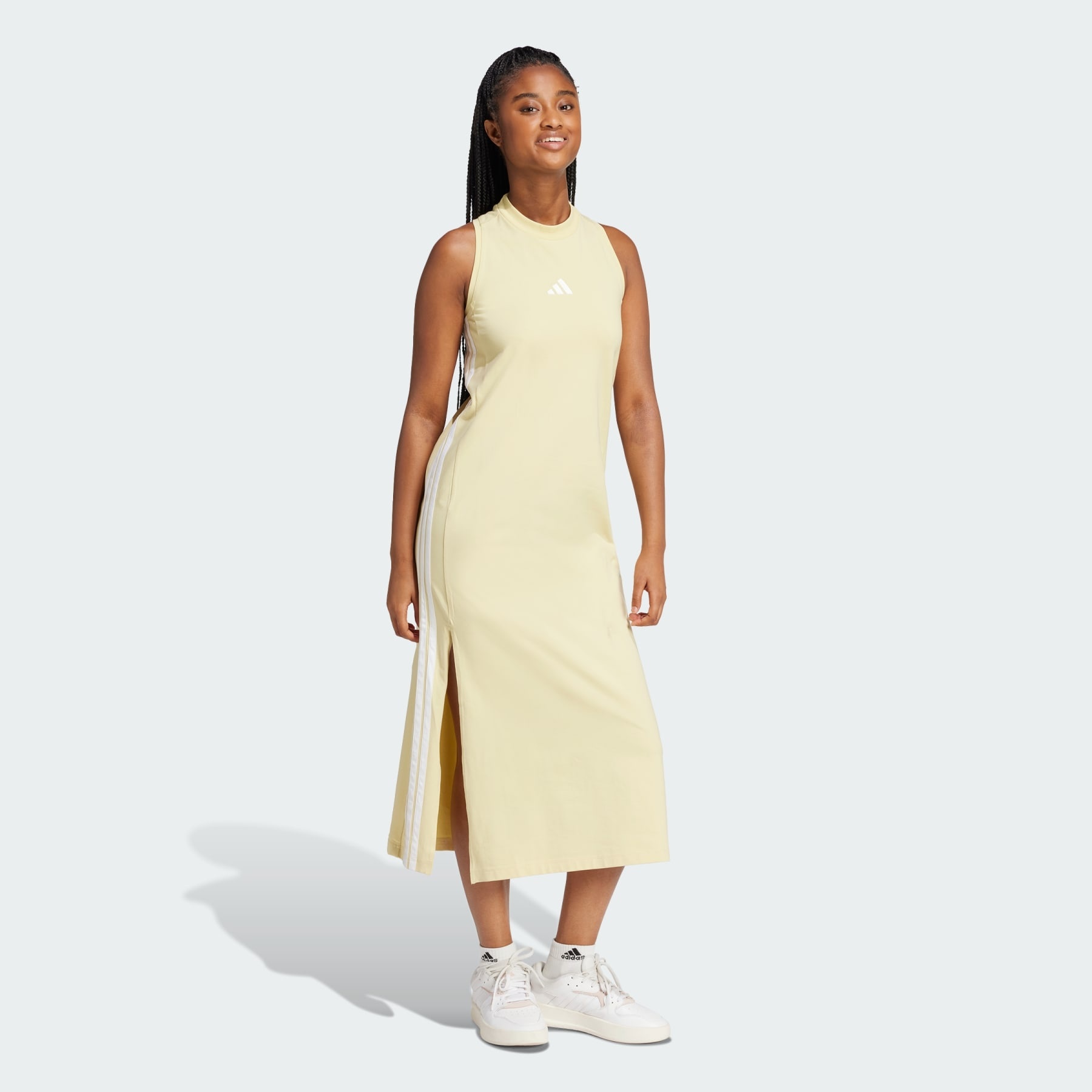 Essentials 3-Stripes Long Racerback Dress - 4