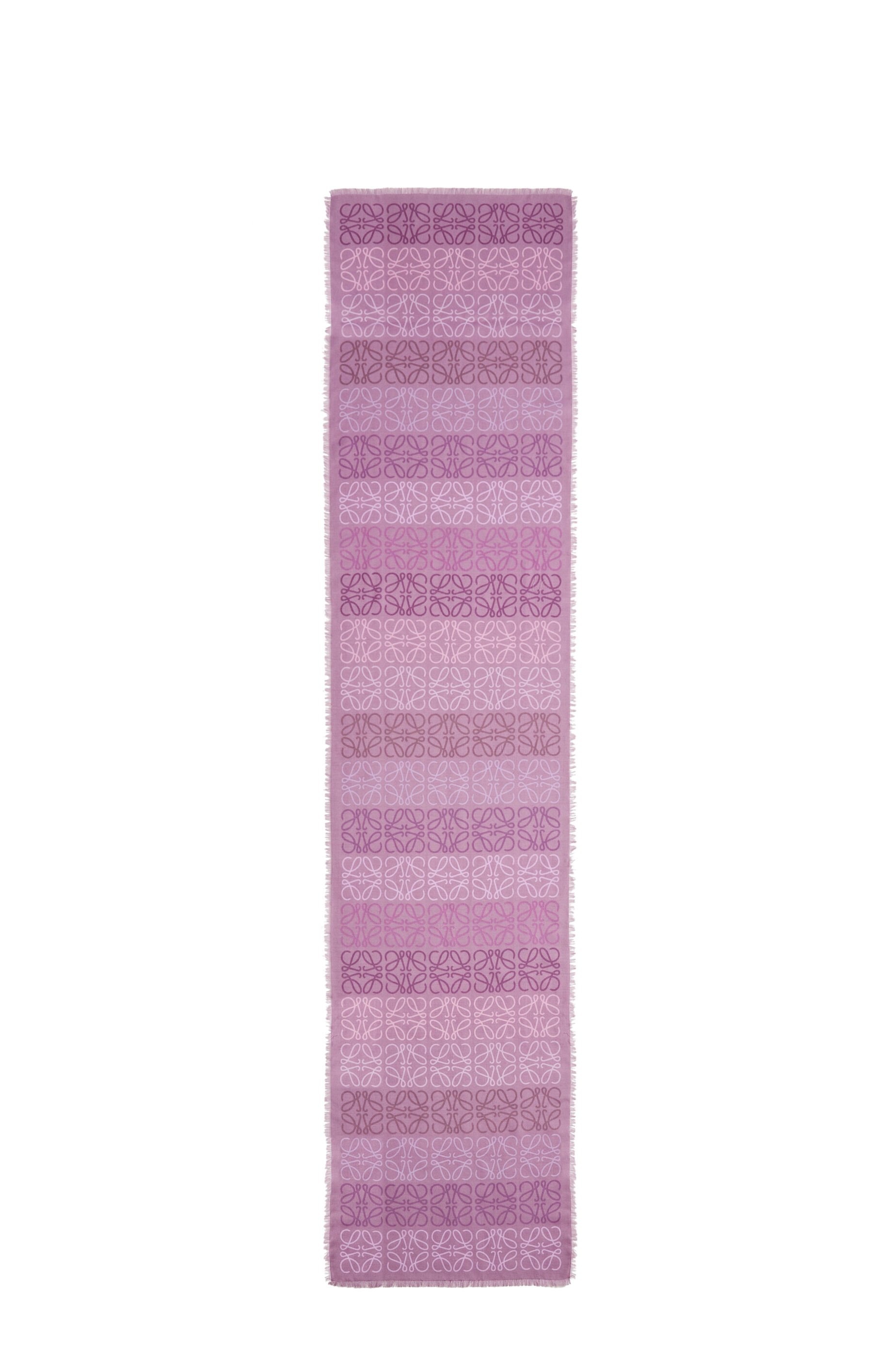 Anagram lines scarf in wool, silk and cashmere - 2