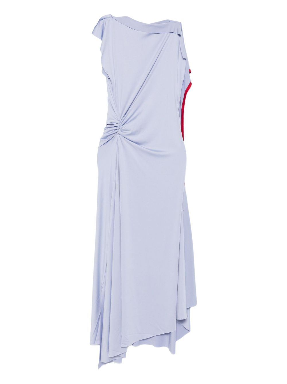 draped-bodice dress - 1