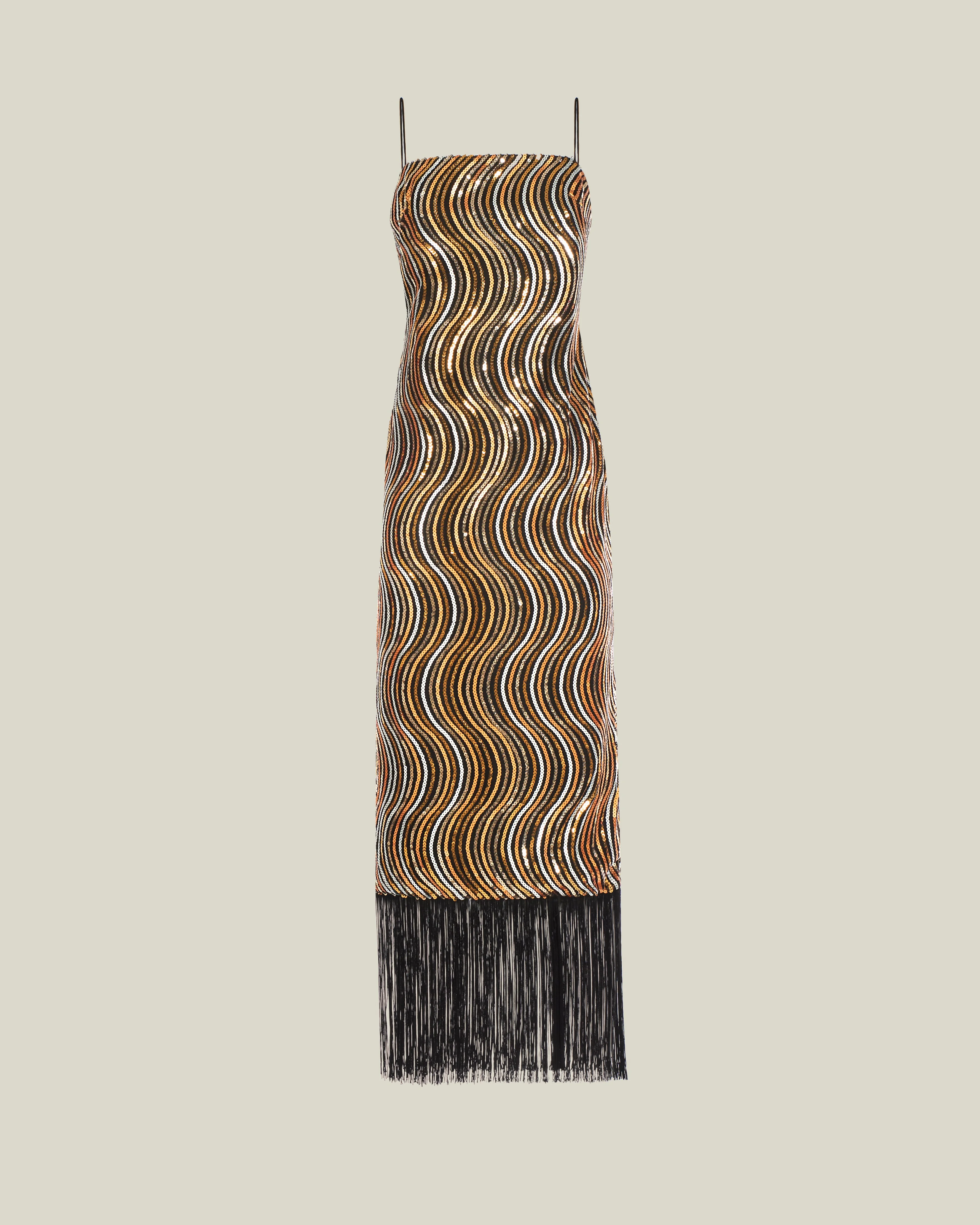 Hemingway Disco Dress in Gold - 1