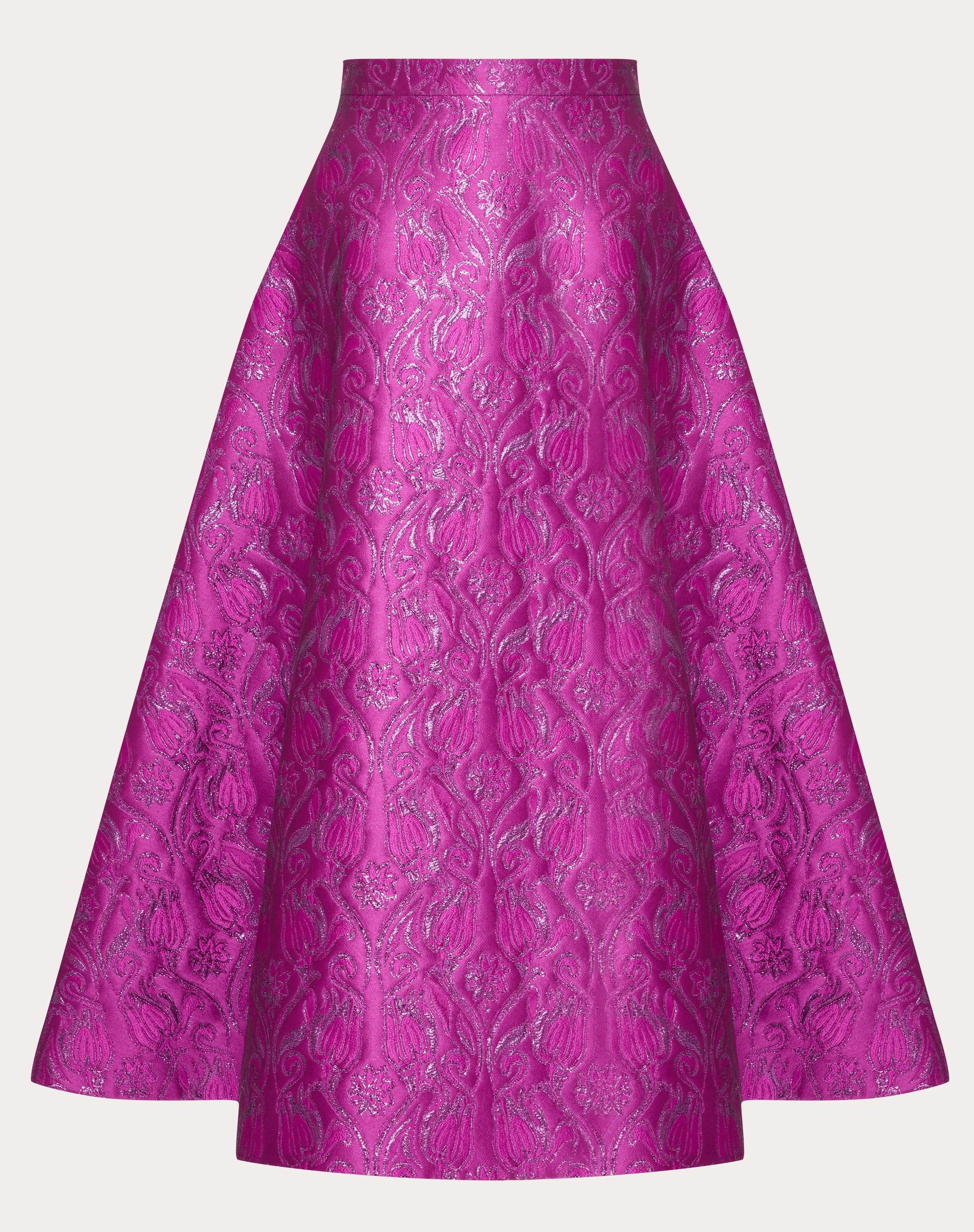 METAMORPHOS TULIPS BROCADE MIDI SKIRT - 1