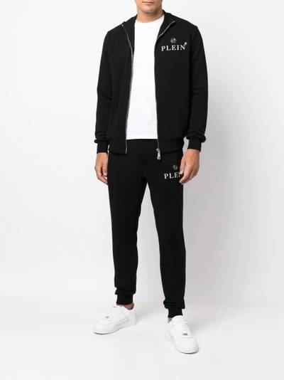 PHILIPP PLEIN logo-print cotton tracksuit set outlook