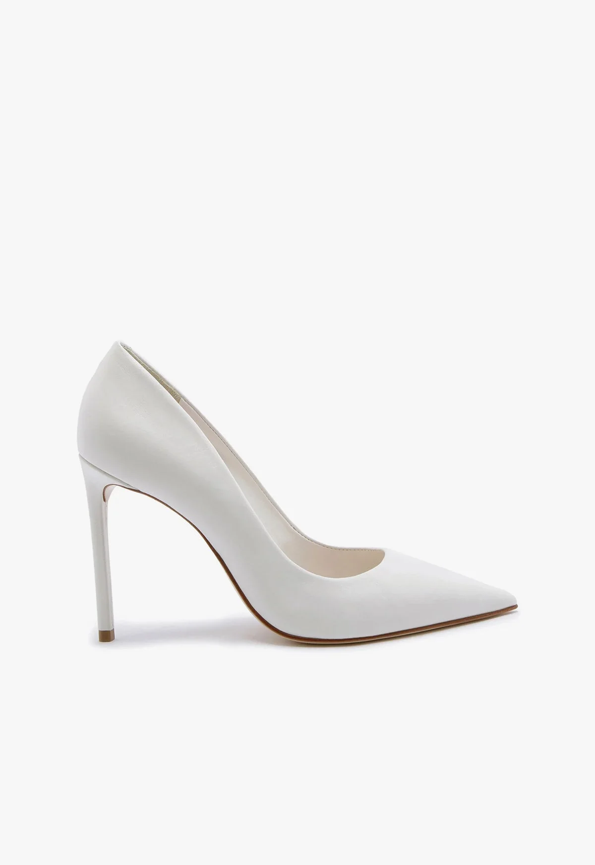 Lou High Stiletto White Pump - 1