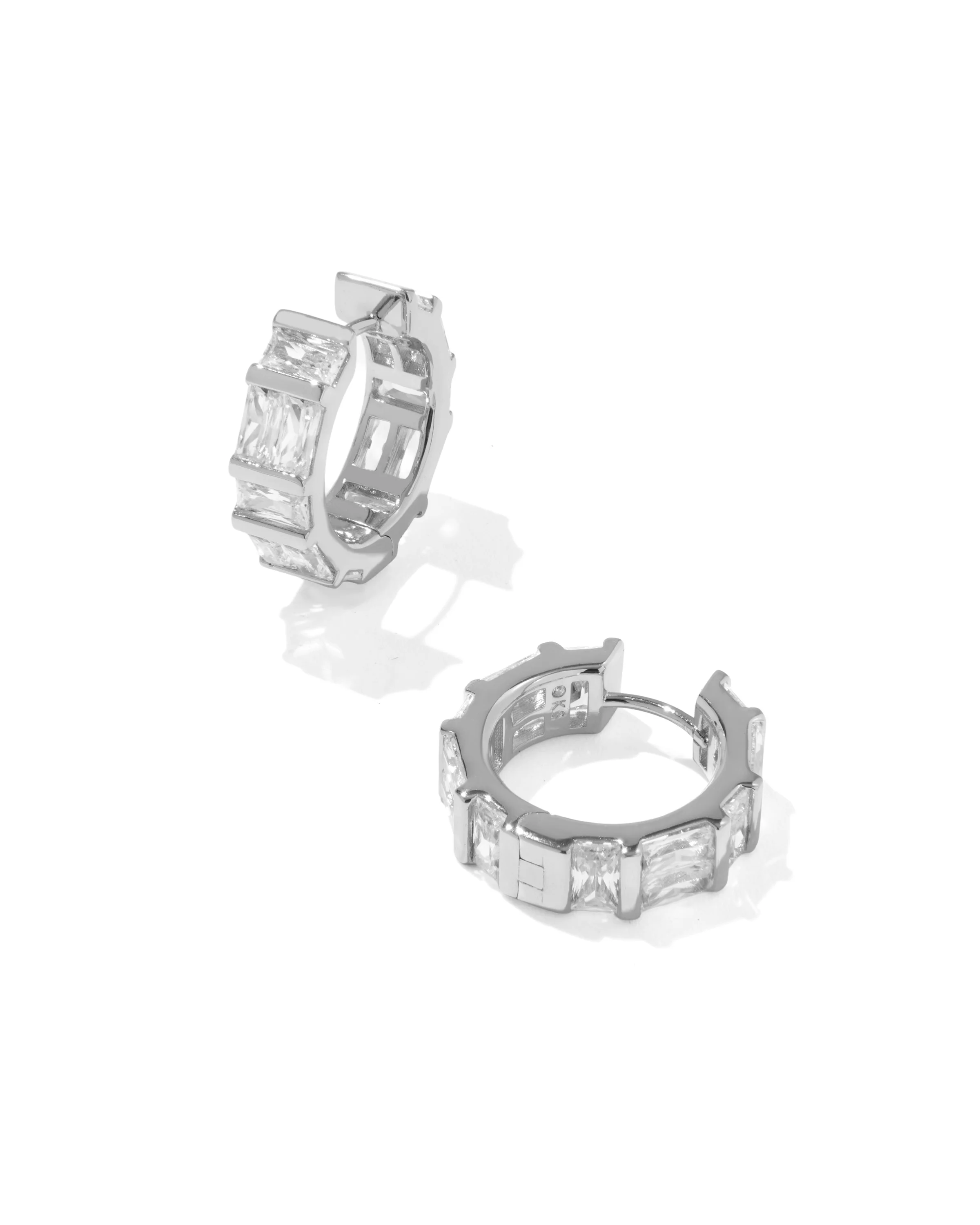 Jamie Silver Huggie Earrings - 1