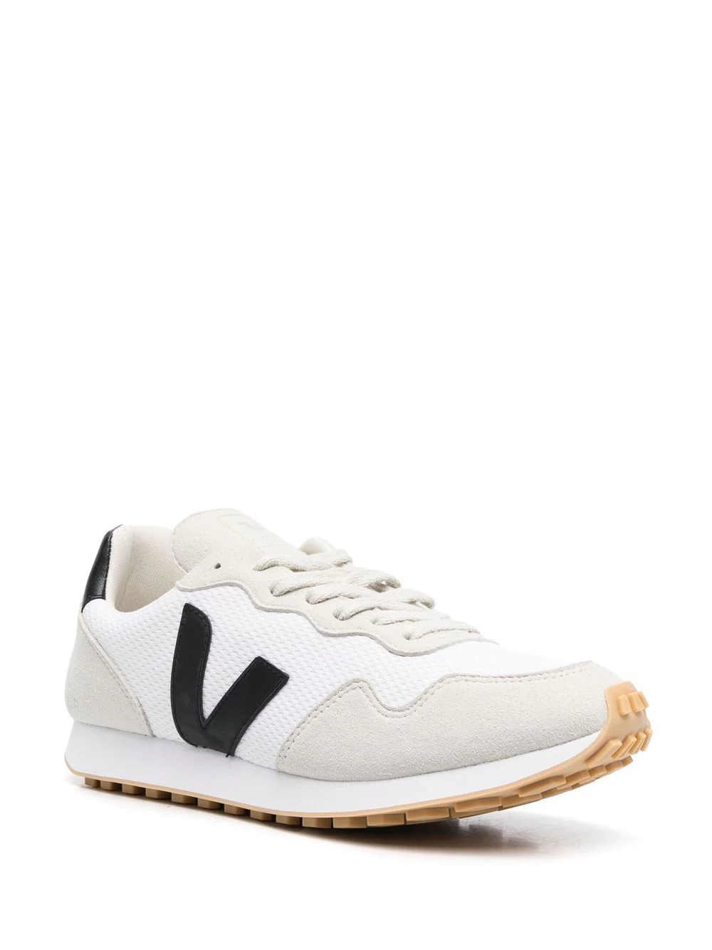 logo-patch low-top sneakers - 2
