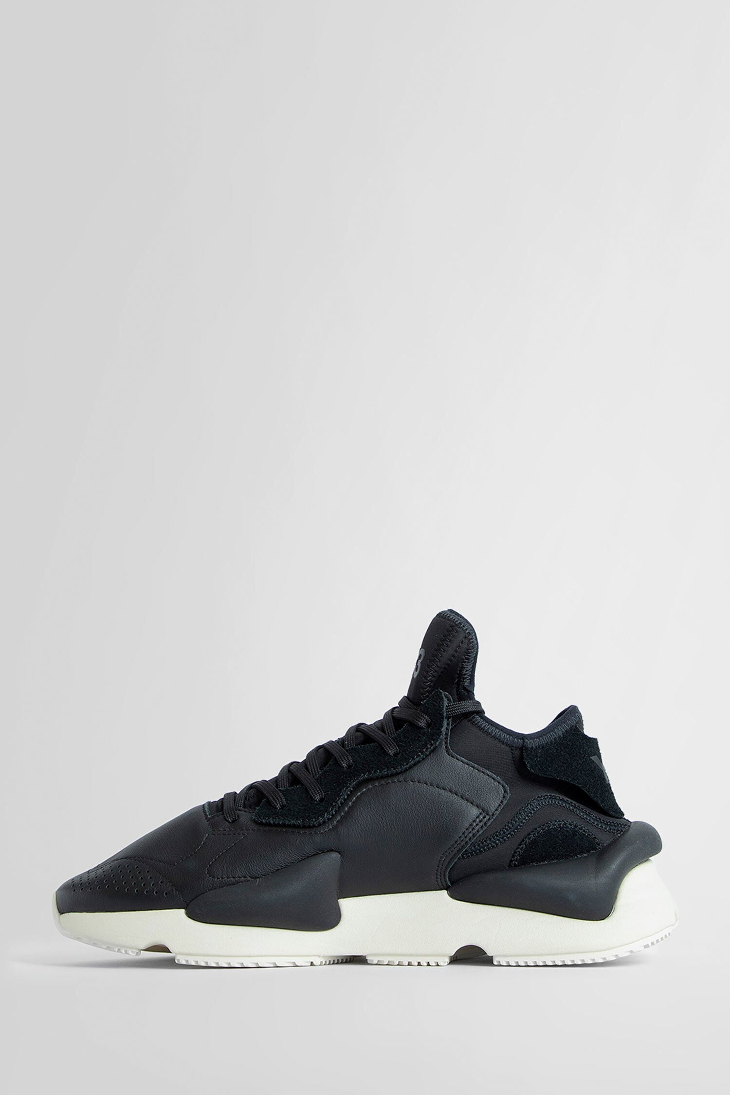 Y-3 UNISEX BLACK SNEAKERS - 4