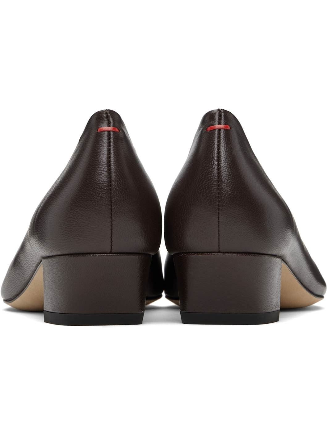 Brown Helia Low-Cut Heels - 2