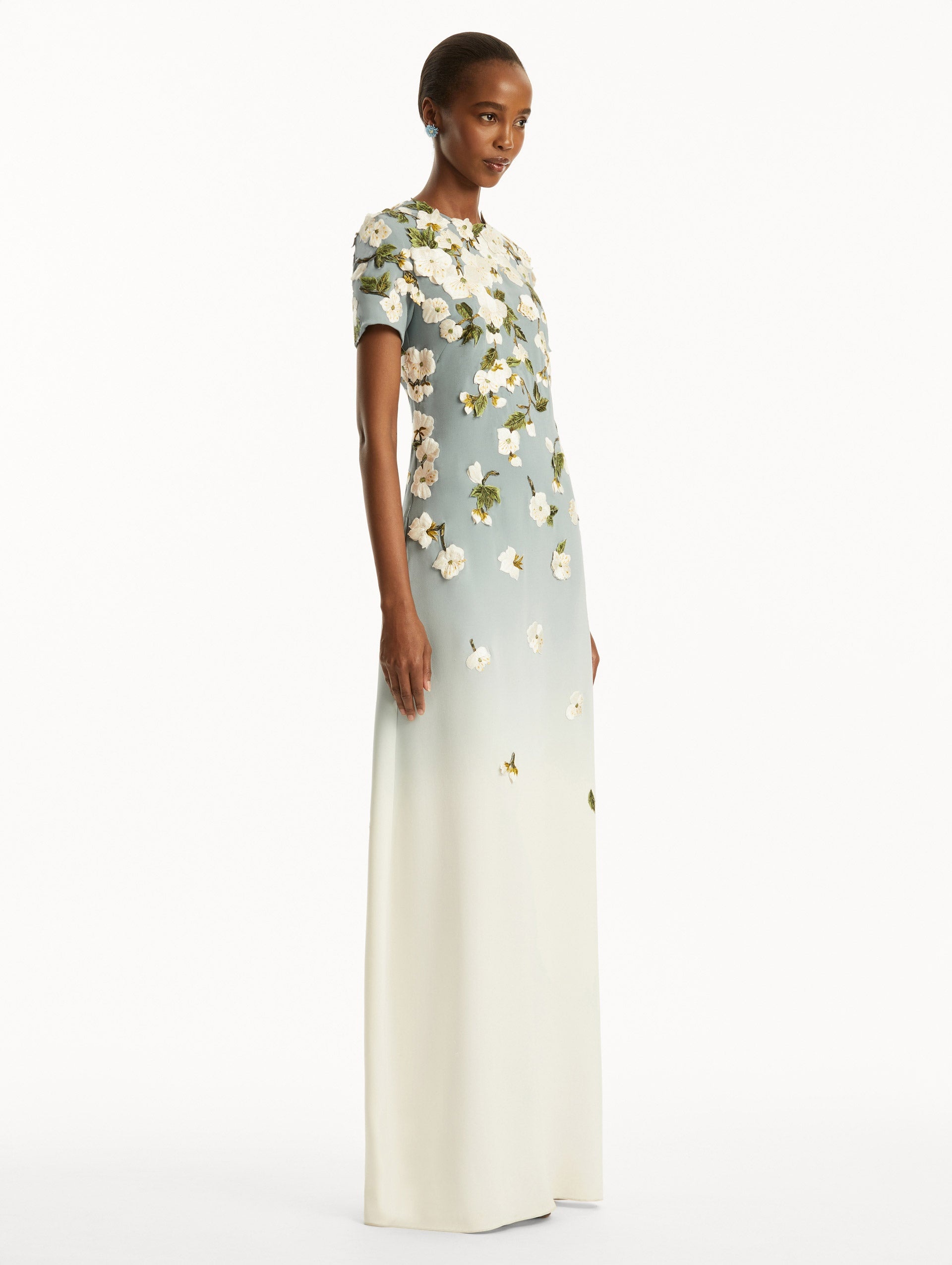 OMBRÉ CHERRY BLOSSOM GOWN - 4