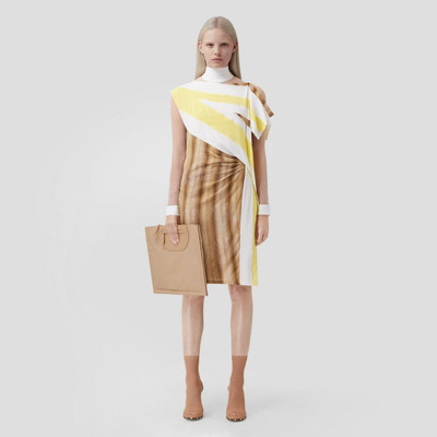 Burberry Leather and Lambskin Olympia Scarf Clutch outlook