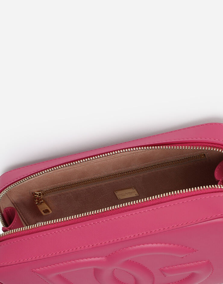 Small calfskin Logo camera bag - 5