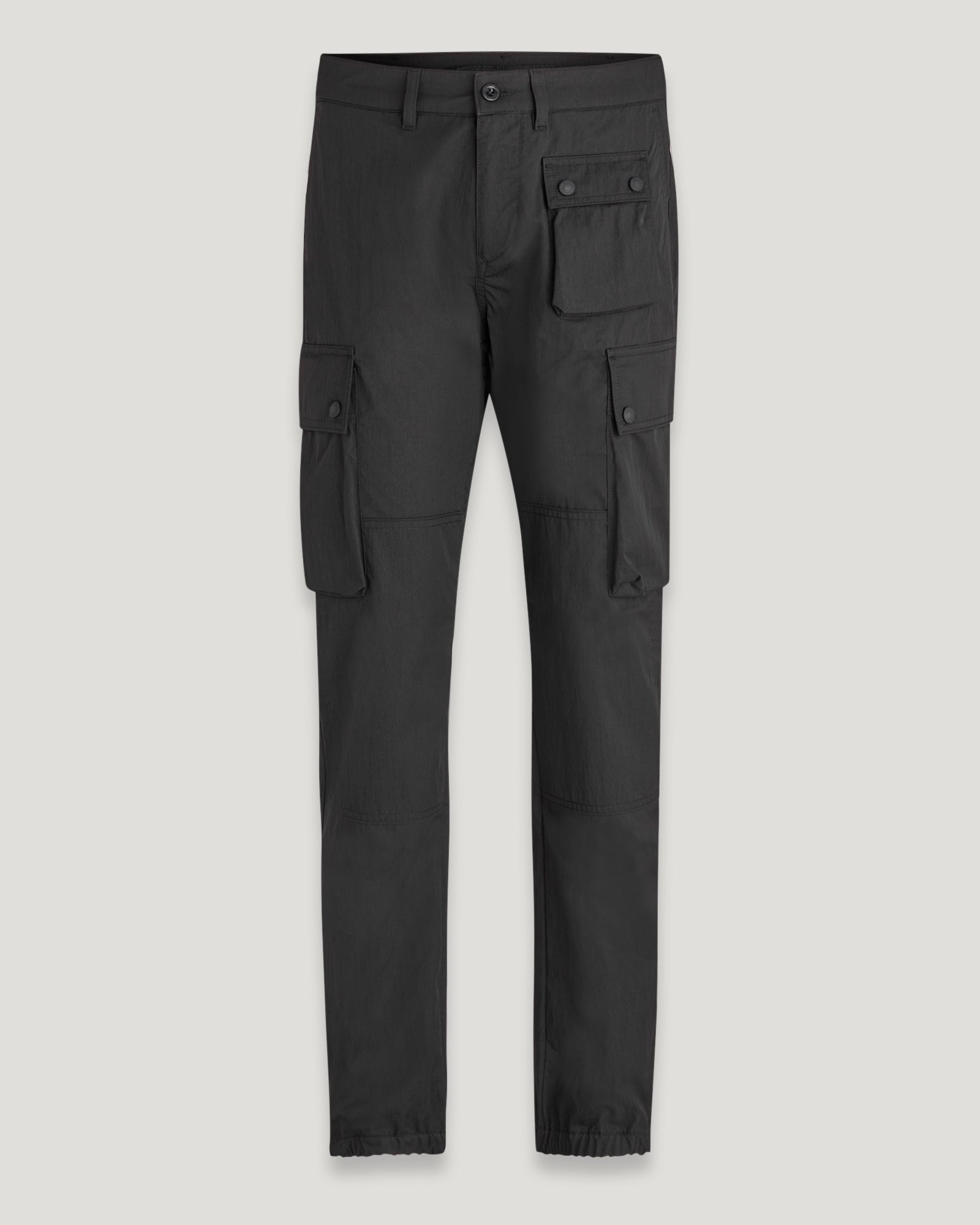 【関税込み】Belstaff ブラック Trialmaster カーゴパンツ Belstaff TRIALMASTER CARGO PANTS | REVERSIBLE