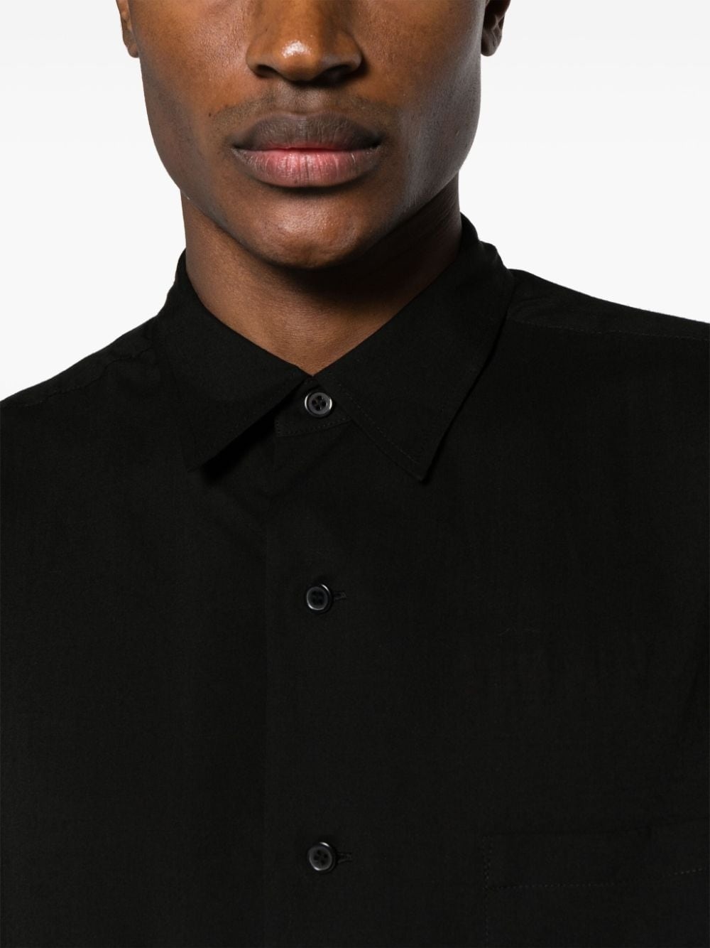 drop-shoulder classic-collar shirt - 5