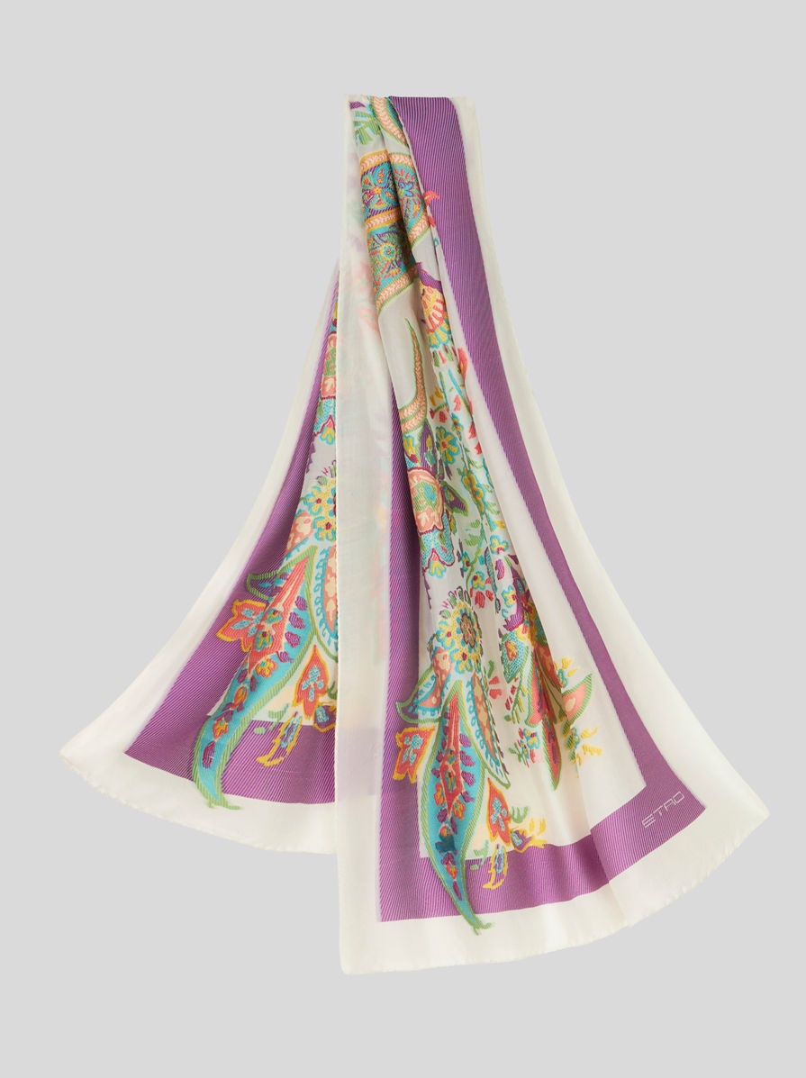 PAISLEY JACQUARD SCARF - 1