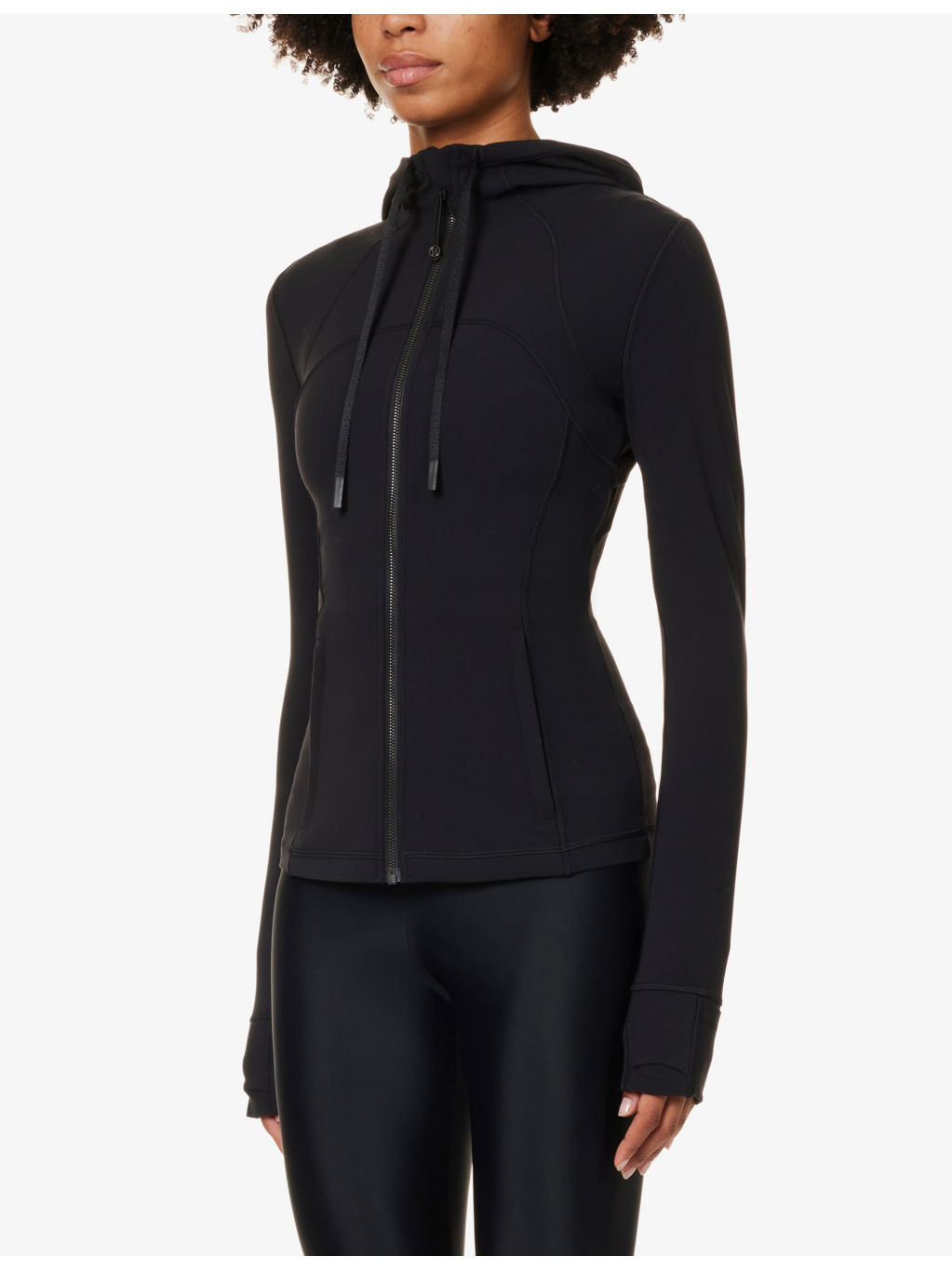Define high-neck stretch-jersey jacket - 3