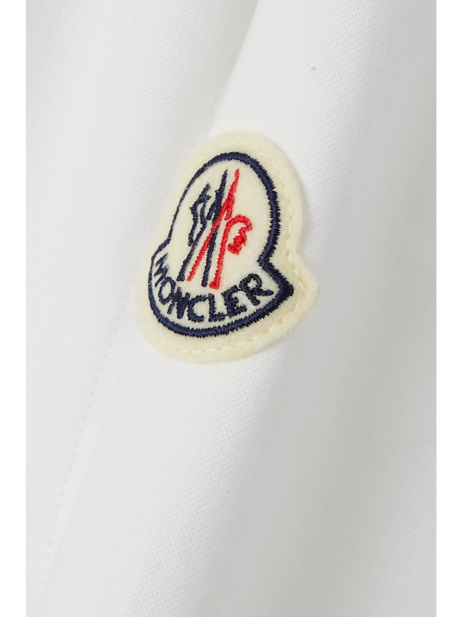 Cropped cotton-poplin shirt White - 5
