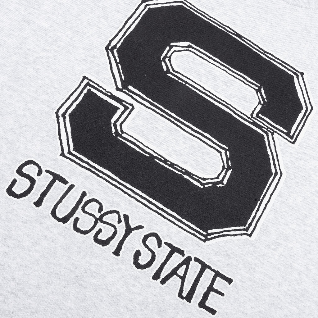 STÜSSY STATE CREW - ASH HEATHER - 3