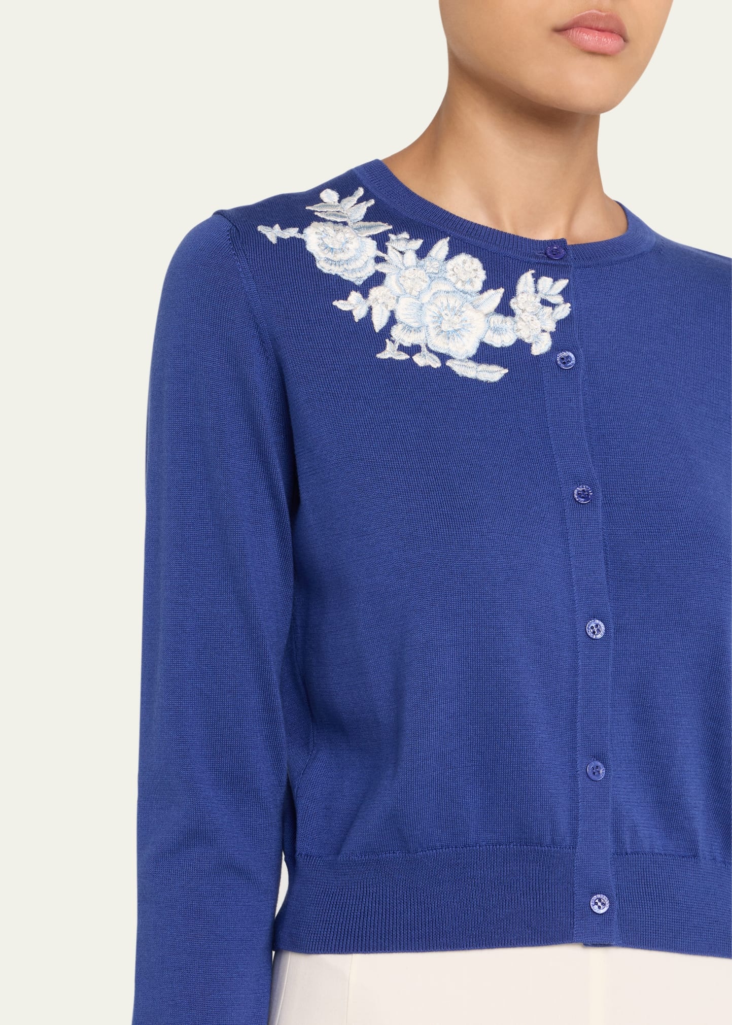 Emb Ls Cn Cardigan - 5