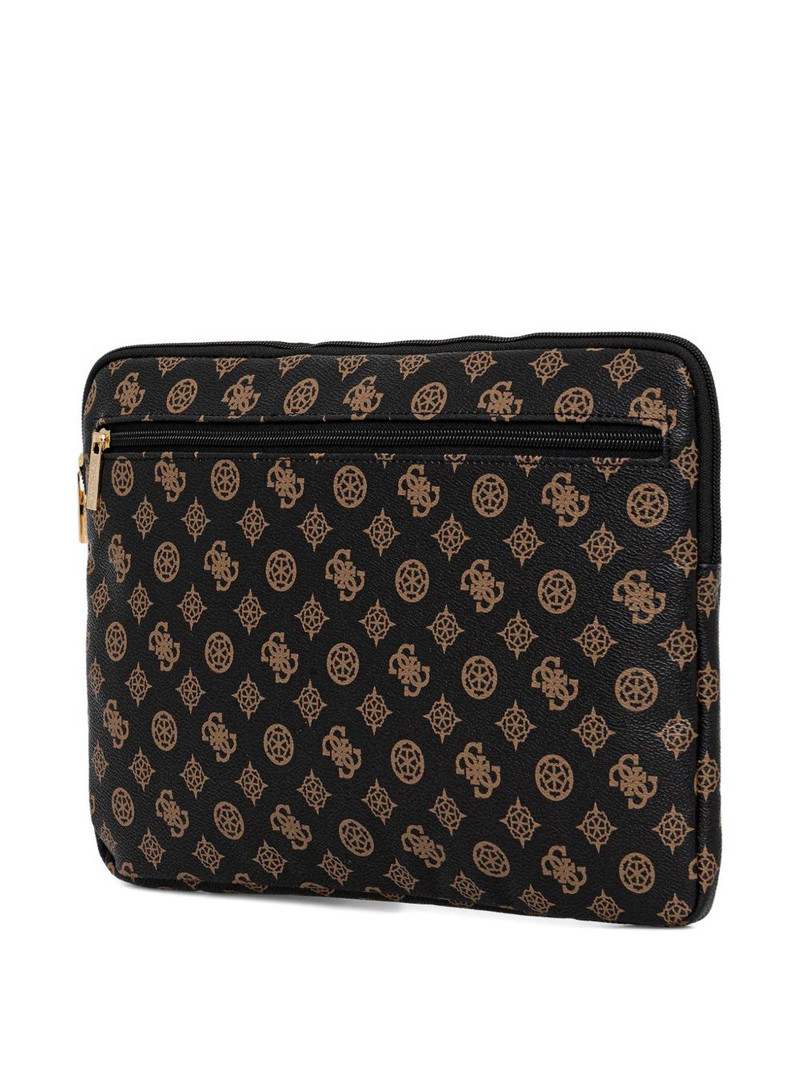 GUESS USA monogram-print laptop bag outlook