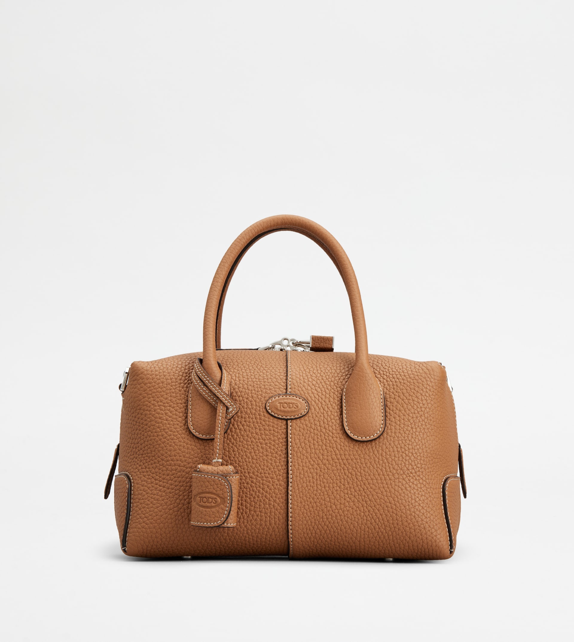 TOD'S DI BAG BAULETTO IN LEATHER MINI - BROWN - 1