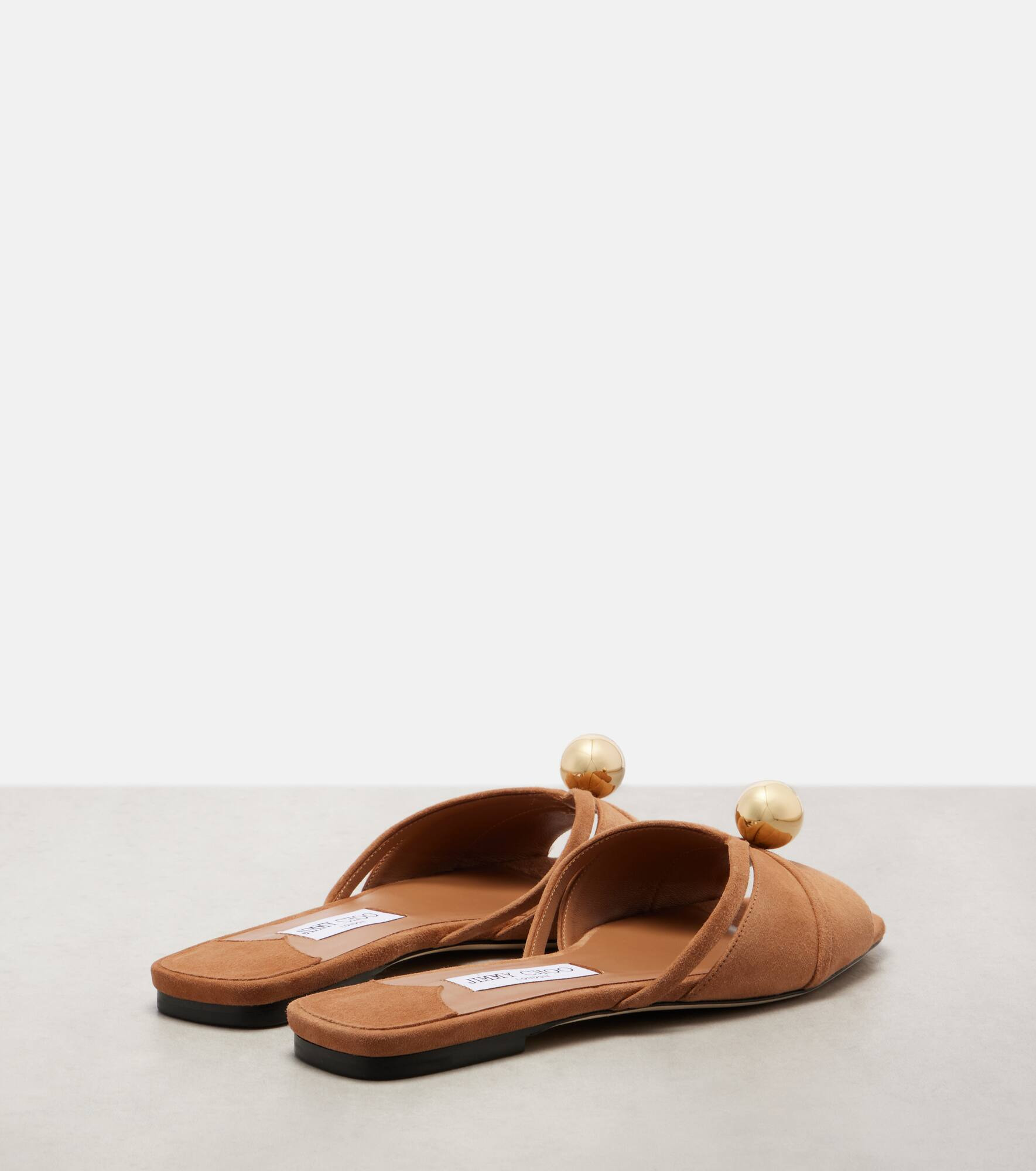 Siva suede slides - 2