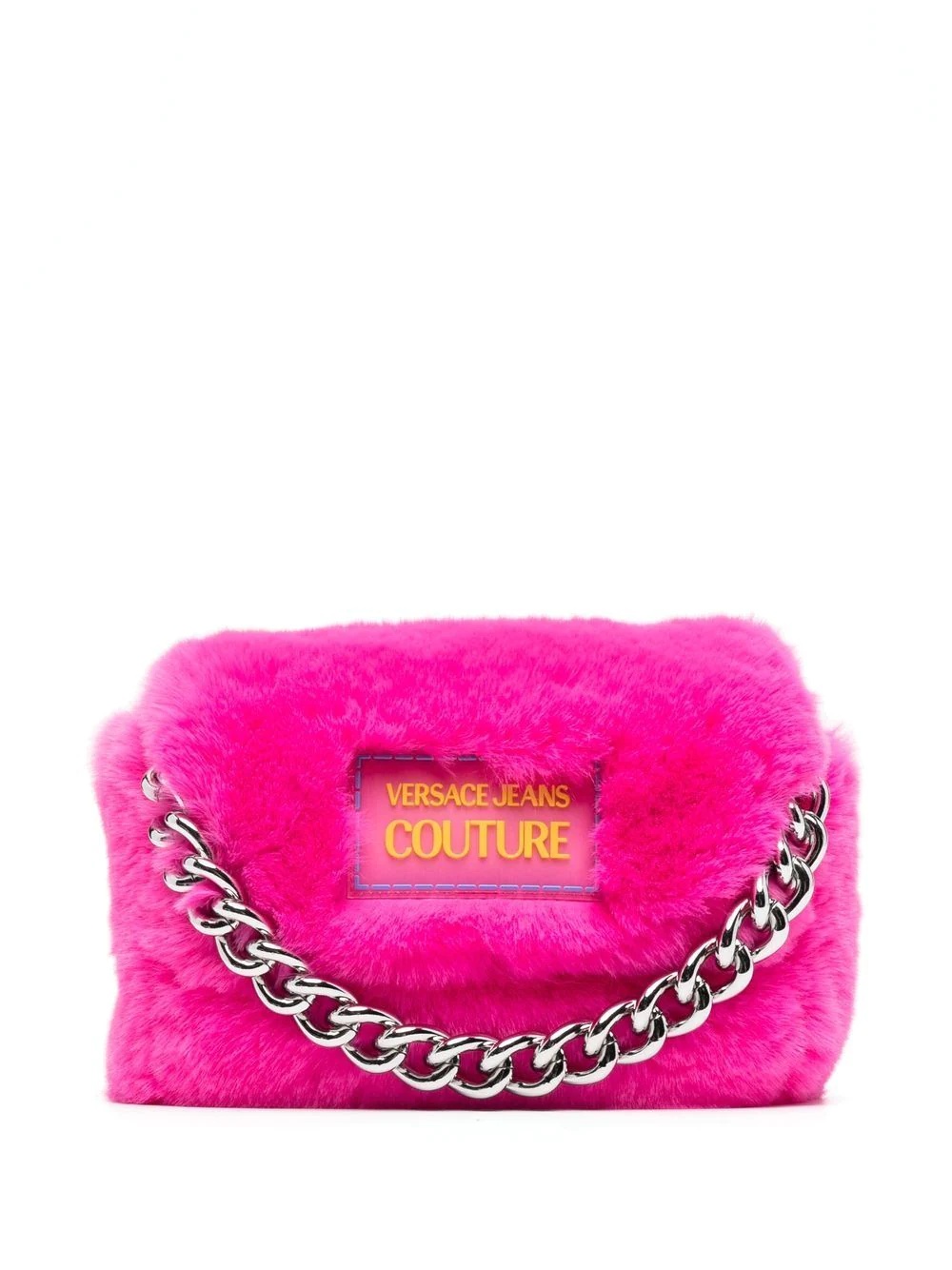 faux-fur shoulder bag - 1