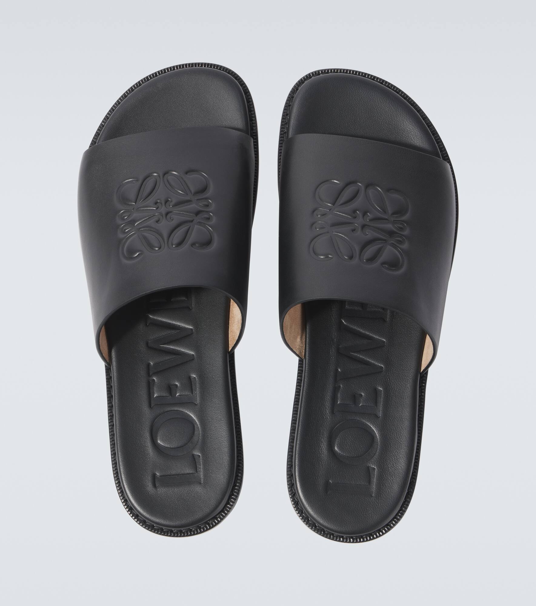 Paula's Ibiza Flex Anagram leather slides - 4