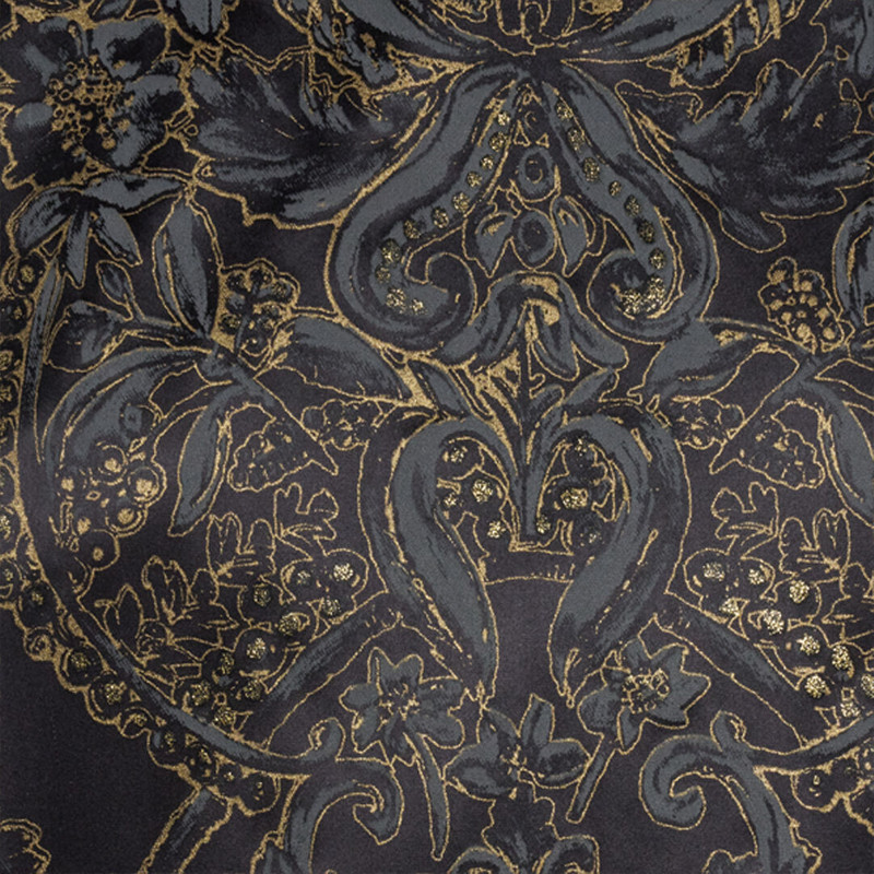 Ornamental Black Print Dress 5