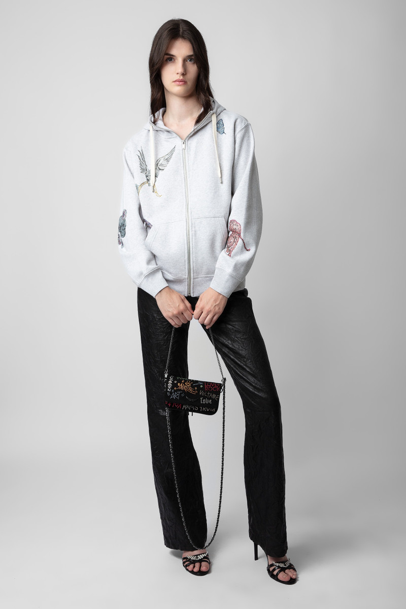 Rock Nano Tag Diamanté Clutch 7