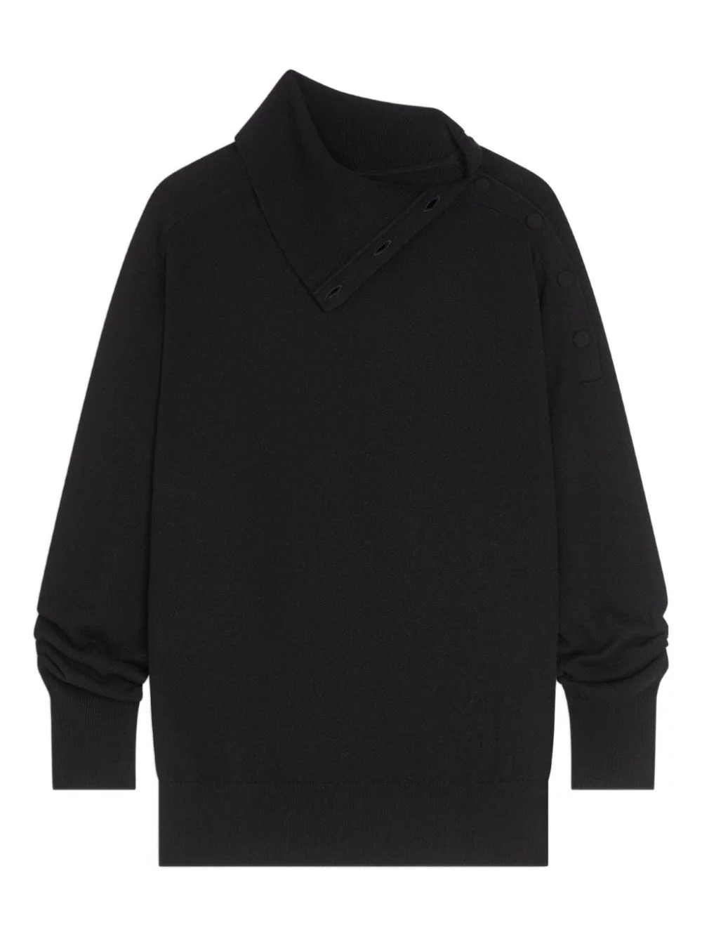 funnel-collar cashmere sweater - 1