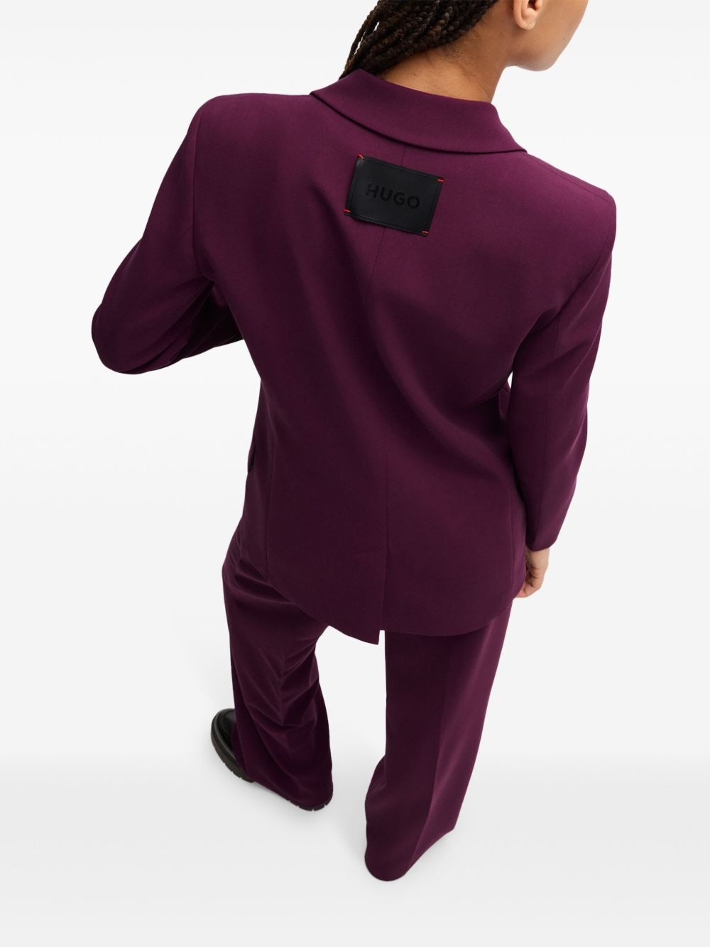 logo-patch blazer - 4