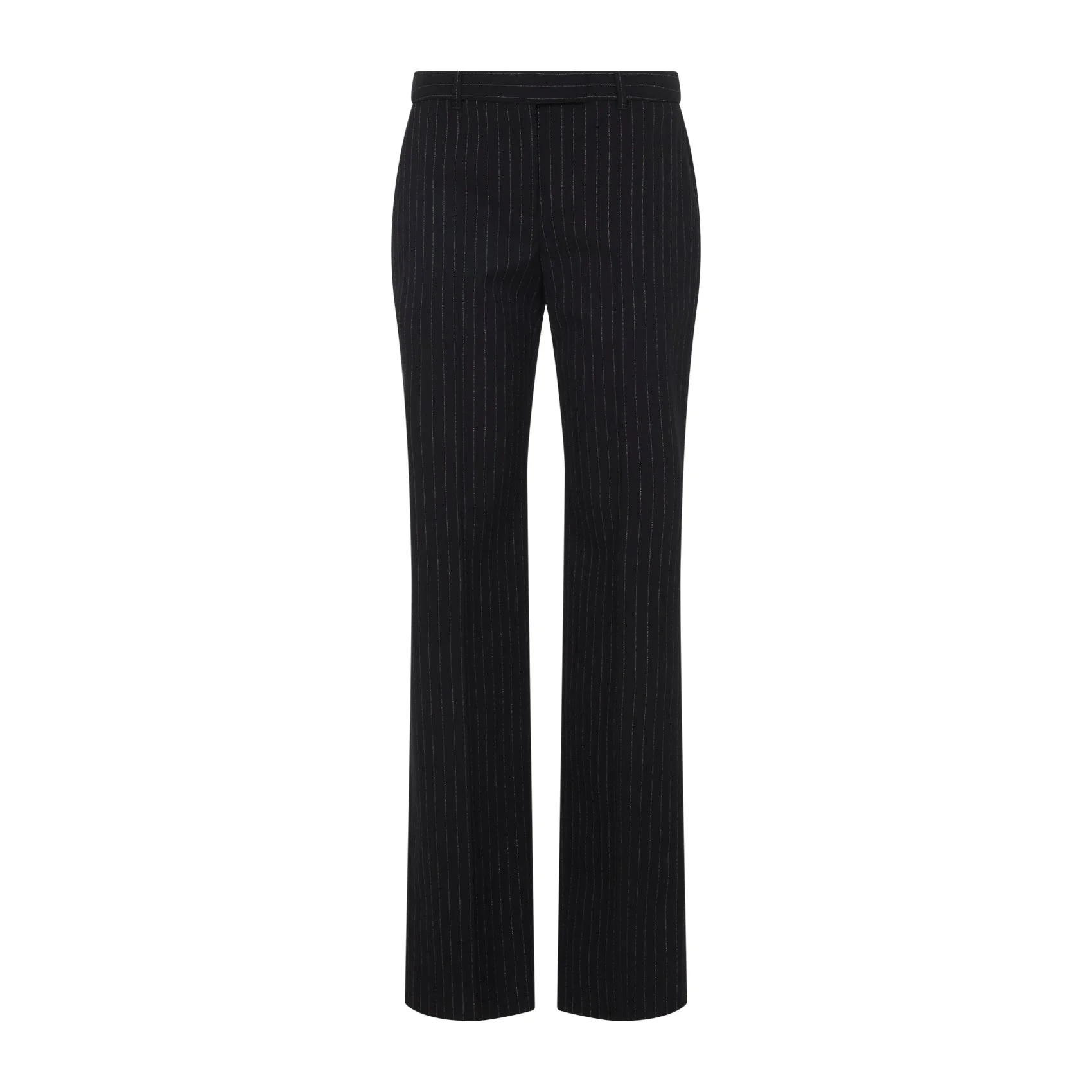 Alexander Mcqueen Pinstripe Lurex Pants Women - 1